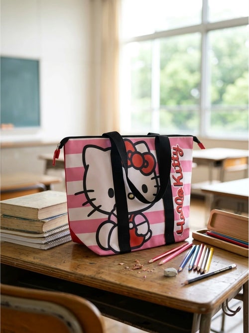 Borsa da spiaggia grande formato in poliestere Hello Kitty Sanrio - Kiabi