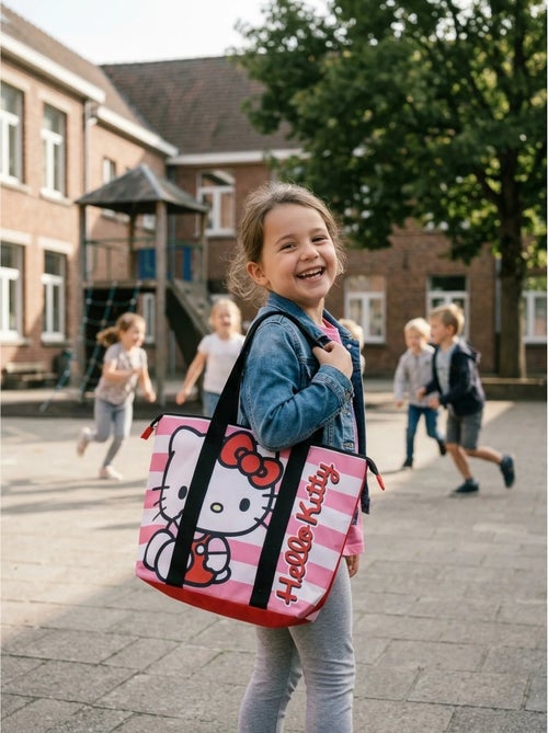 Borsa da spiaggia grande formato in poliestere Hello Kitty Sanrio - Kiabi