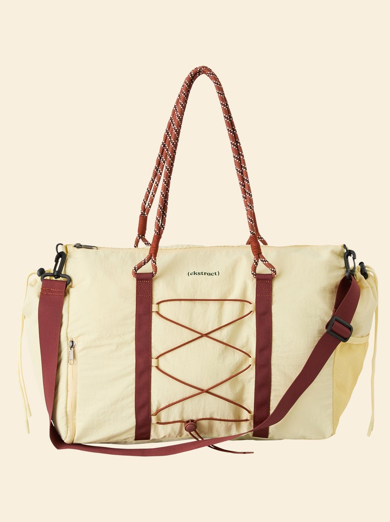 Borsa da sport (ekstract) con tasche esterne e scomparto scarpe Giallo - Kiabi