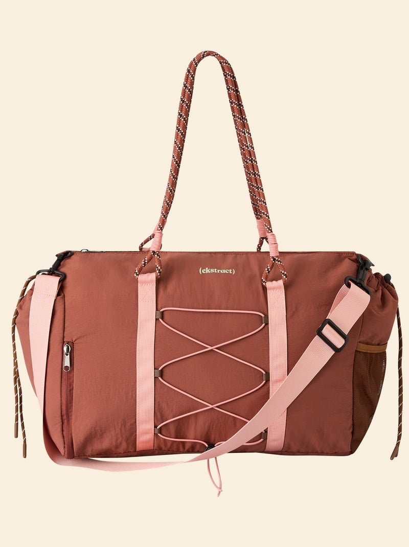 Borsa da sport (ekstract) con tasche esterne e scomparto scarpe Marrone - Kiabi