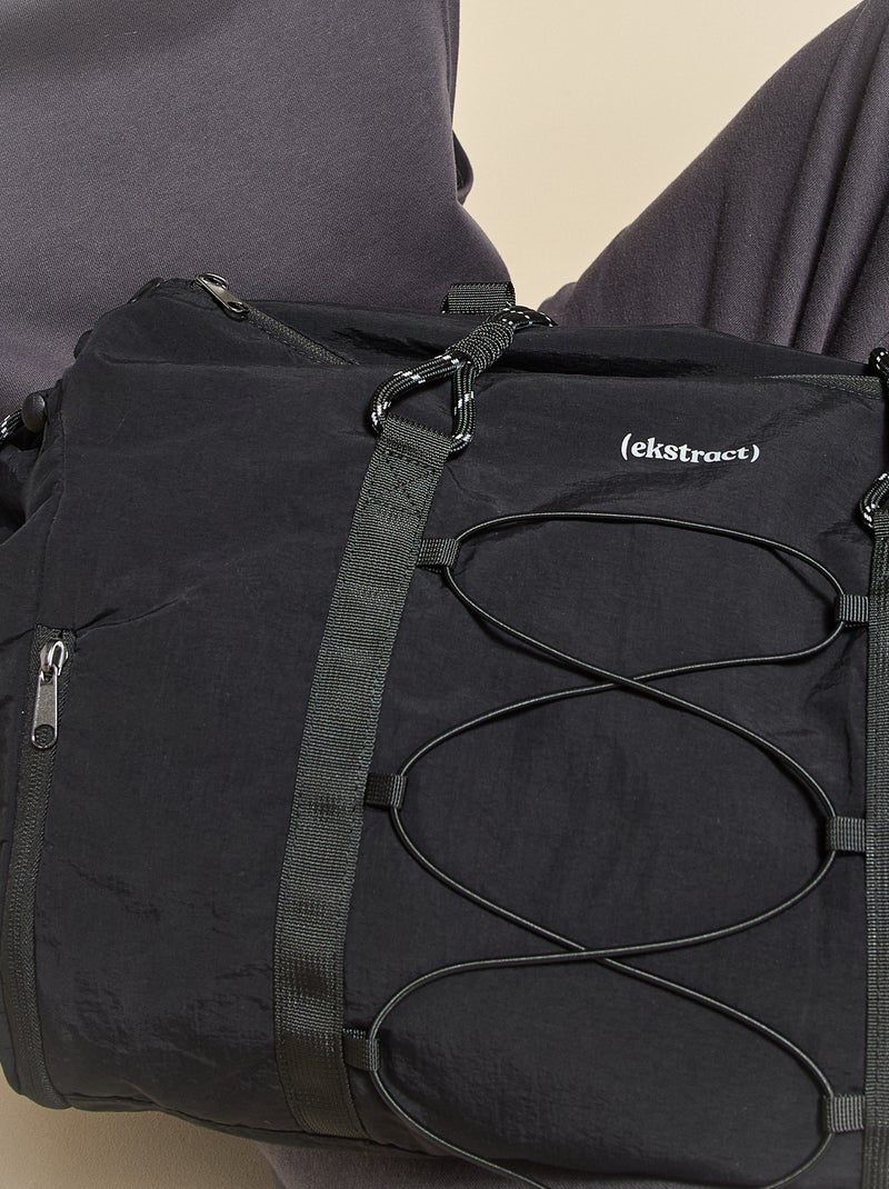 Borsa da sport (ekstract) con tasche esterne e scomparto scarpe Nero - Kiabi