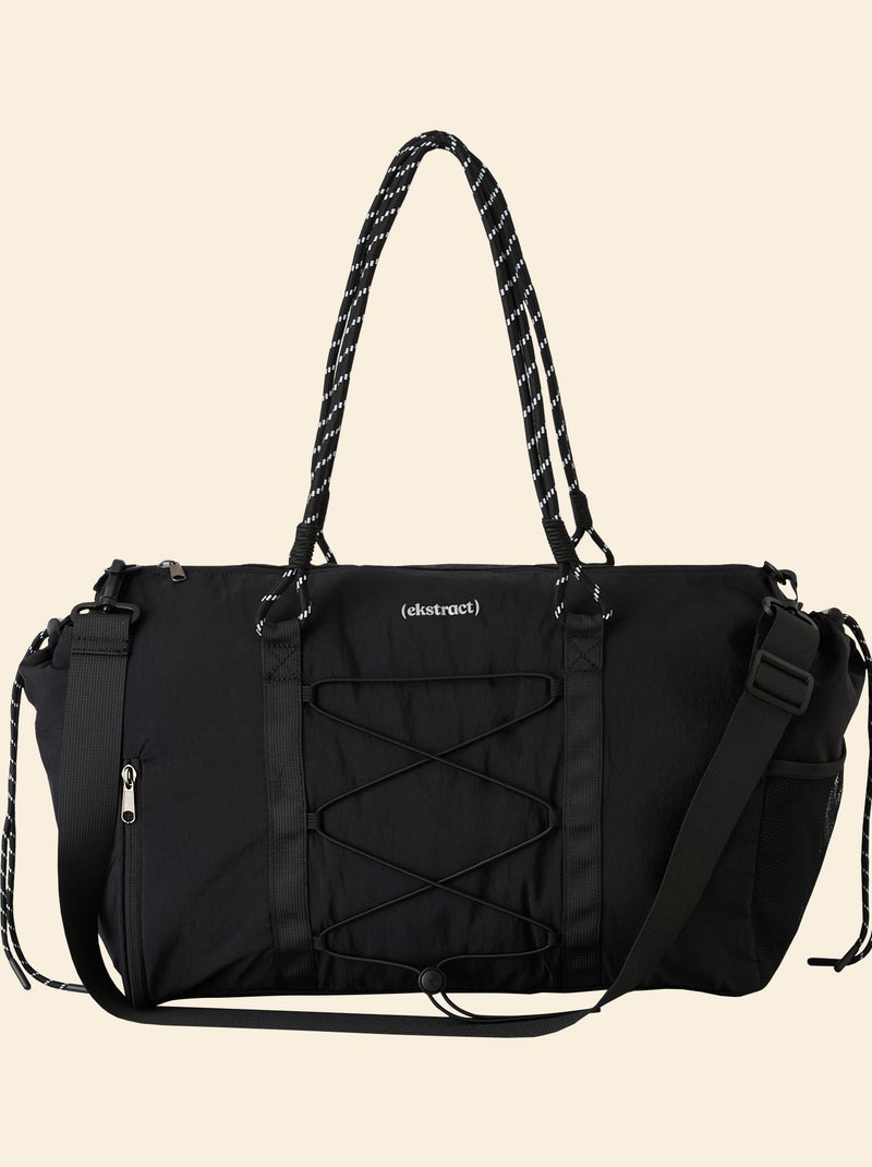 Borsa da sport (ekstract) con tasche esterne e scomparto scarpe Nero - Kiabi