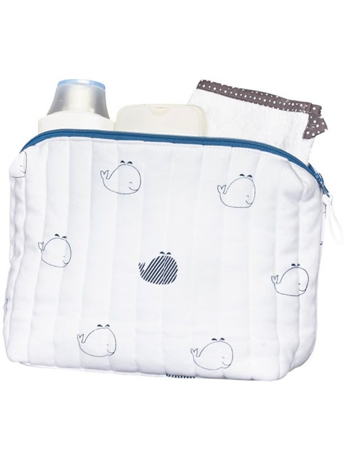 Borsa da toilette in cotone biologico - SAUTHON - Kiabi