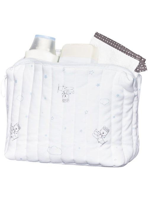 Borsa da toilette in cotone biologico - SAUTHON - Kiabi