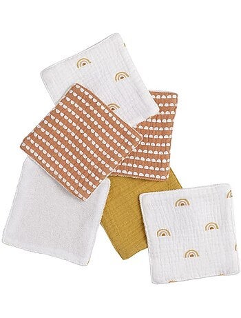 Borsa da toilette in cotone e asciugamano in - SAUTHON