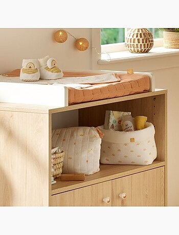 Borsa da toilette in cotone e asciugamano in - SAUTHON