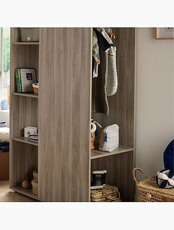 Borsa da toilette in doppia garza di cotone e spugna a - SAUTHON