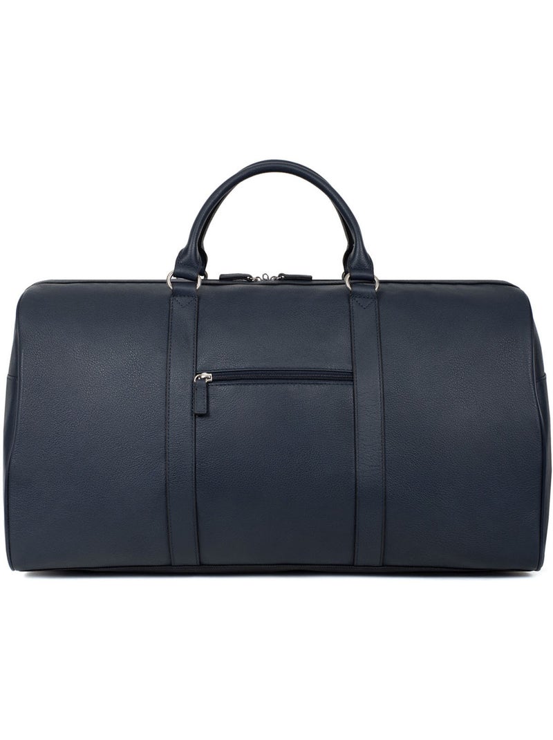 Borsa da viaggio - Pelle CONFORT Blu marino - Kiabi