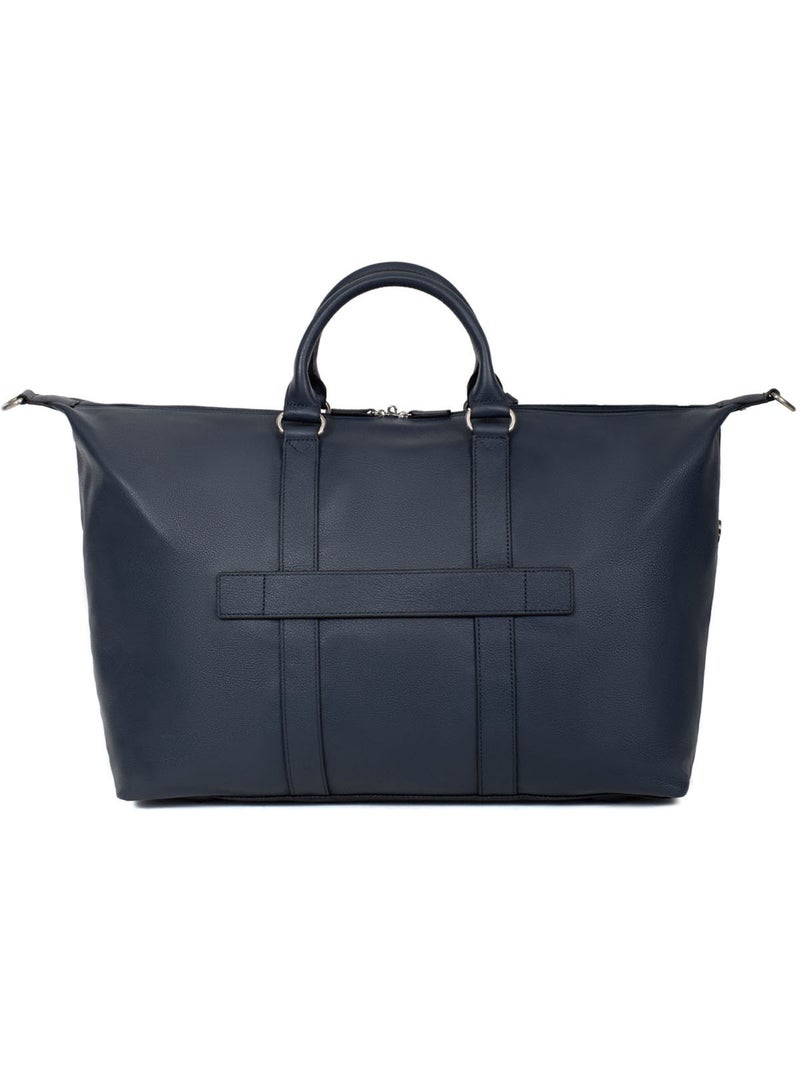 Borsa da viaggio - pelle confort hexagona Blu marino - Kiabi