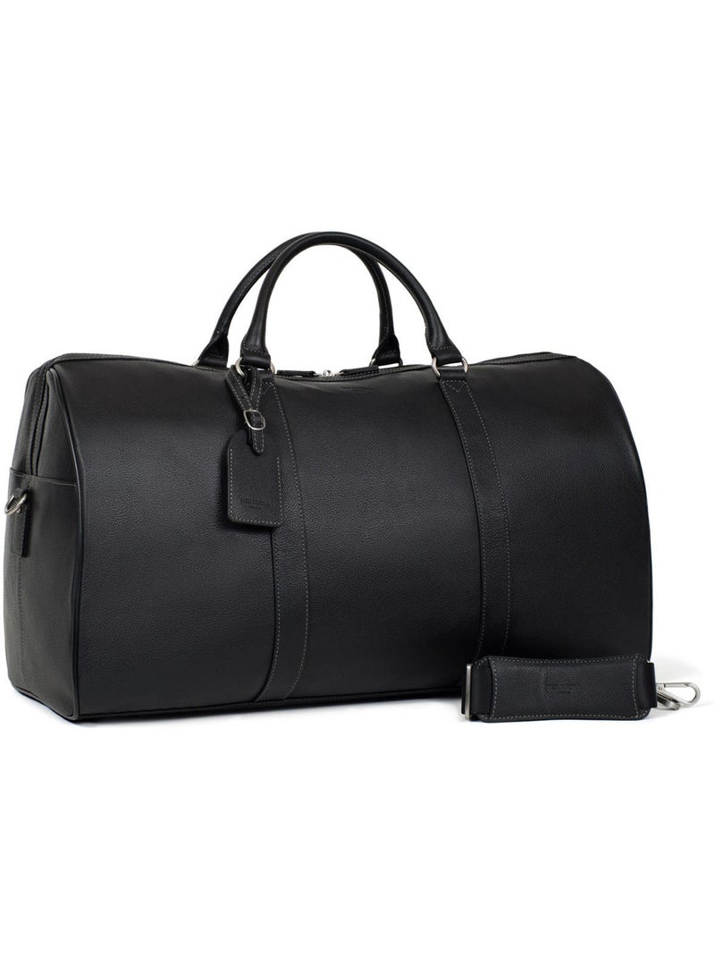 Borsa da viaggio - pelle confort hexagona Nero - Kiabi