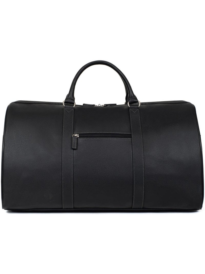 Borsa da viaggio - pelle confort hexagona Nero - Kiabi