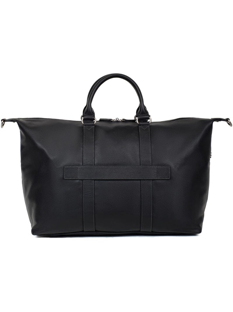 Borsa da viaggio - pelle confort hexagona Nero - Kiabi