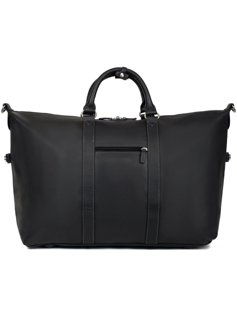 Borsa da viaggio - pelle confort hexagona Nero - Kiabi