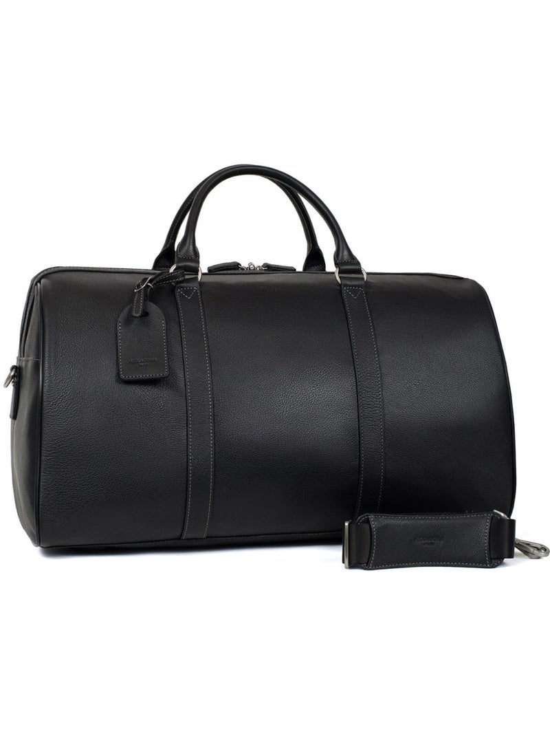 Borsa da viaggio - pelle confort hexagona Nero - Kiabi