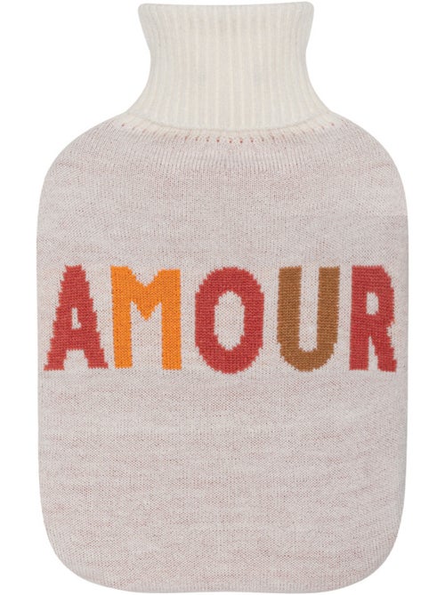 Borsa dell'acqua calda con fodera in maglia Amore - Kiabi