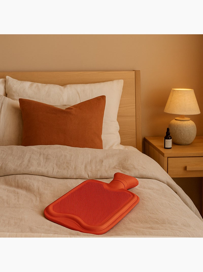 Borsa dell'acqua calda in gomma naturale Rosso - Kiabi
