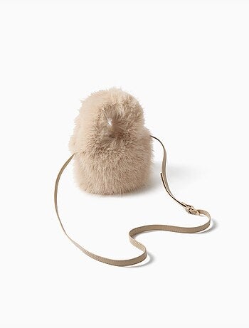 Borsa effetto pelliccia, mo fashion