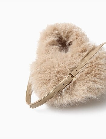 Borsa effetto pelliccia, mo fashion