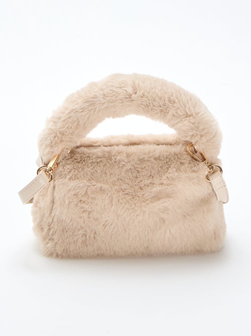 Borsa effetto pelliccia sintetica - Kiabi