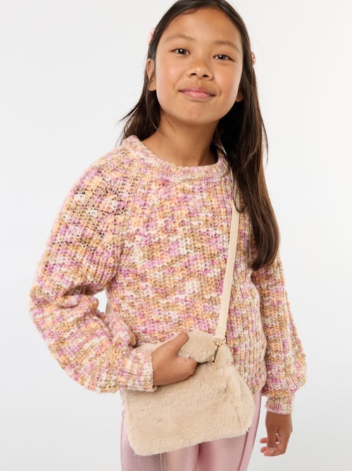 Borsa effetto pelliccia sintetica - Kiabi