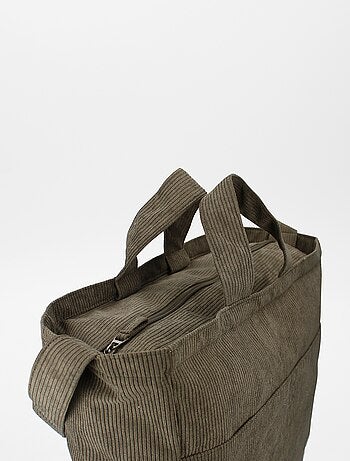 Borsa fasciatoio a coste + tappetino portatile
