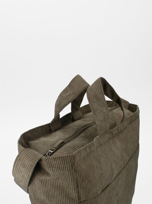 Borsa fasciatoio a coste + tappetino portatile - Kiabi