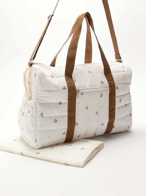 Borsa fasciatoio con materassino fasciatoio interno e attacco per passeggino - Kiabi Borsa fasciatoio con materassino fasciatoio interno e attacco per passeggino - Kiabi