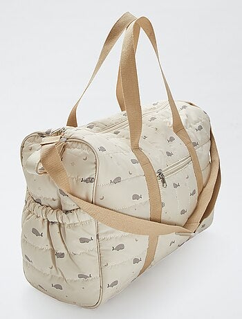 Borsa fasciatoio con stampa e tappetino incluso