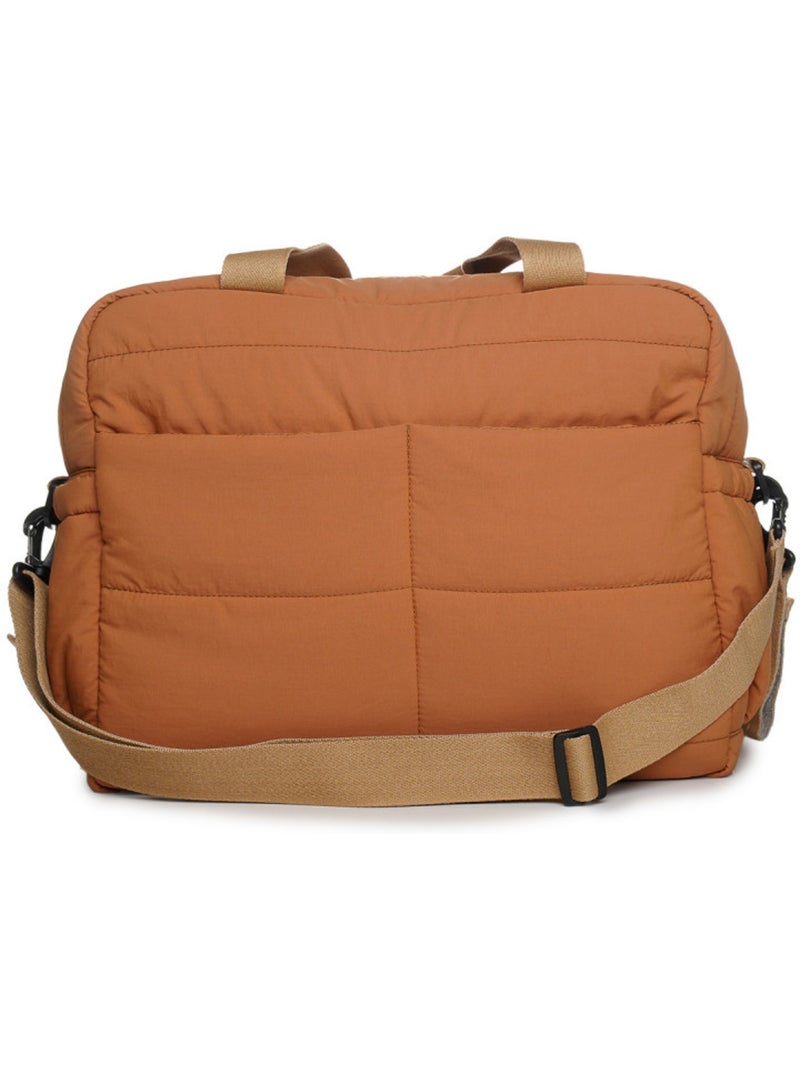 Borsa fasciatoio imbottita Thermobaby PLUMEA con 3 tasche termiche e tappetino Marrone - Kiabi