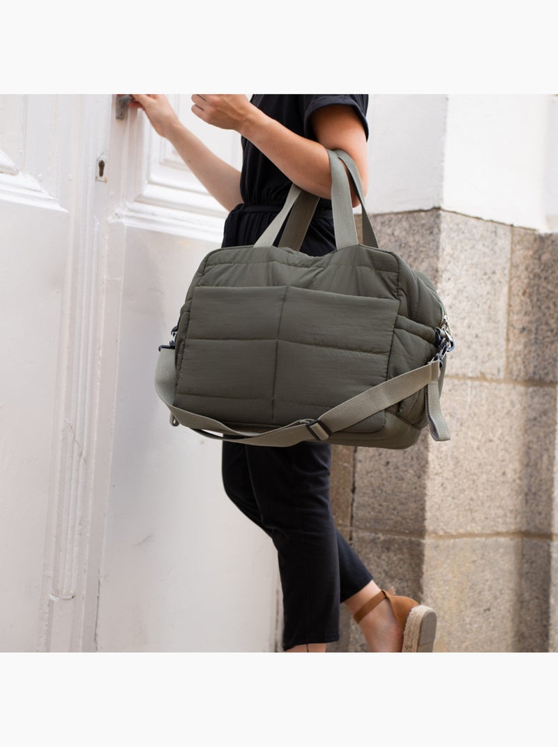 Borsa fasciatoio imbottita Thermobaby Pluméa kaki con 3 tasche termiche Verde kaki - Kiabi