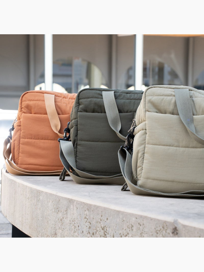 Borsa fasciatoio imbottita Thermobaby Pluméa kaki con 3 tasche termiche Verde kaki - Kiabi