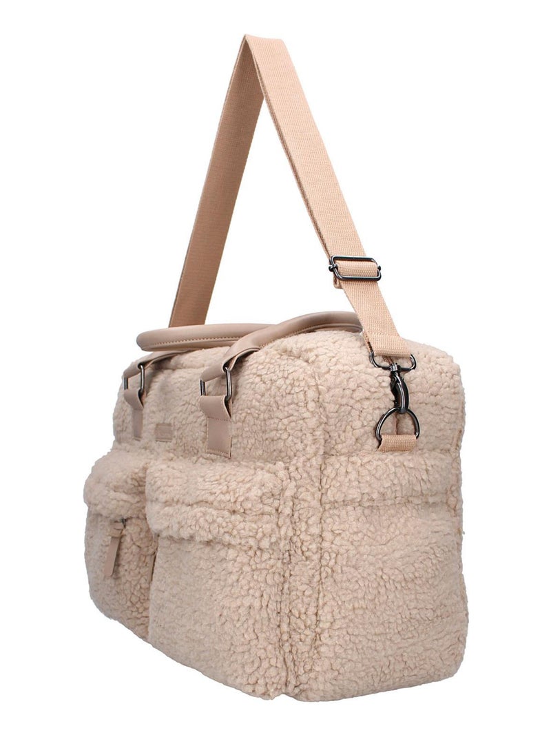 Borsa fasciatoio in sherpa | sevira kids | sevira kids Beige - Kiabi