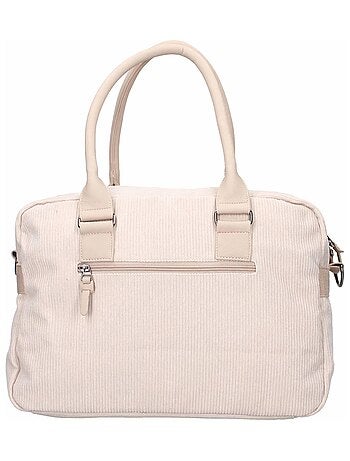 Borsa fasciatoio in velluto a coste con fasciatoio da viaggio | Kidzroom