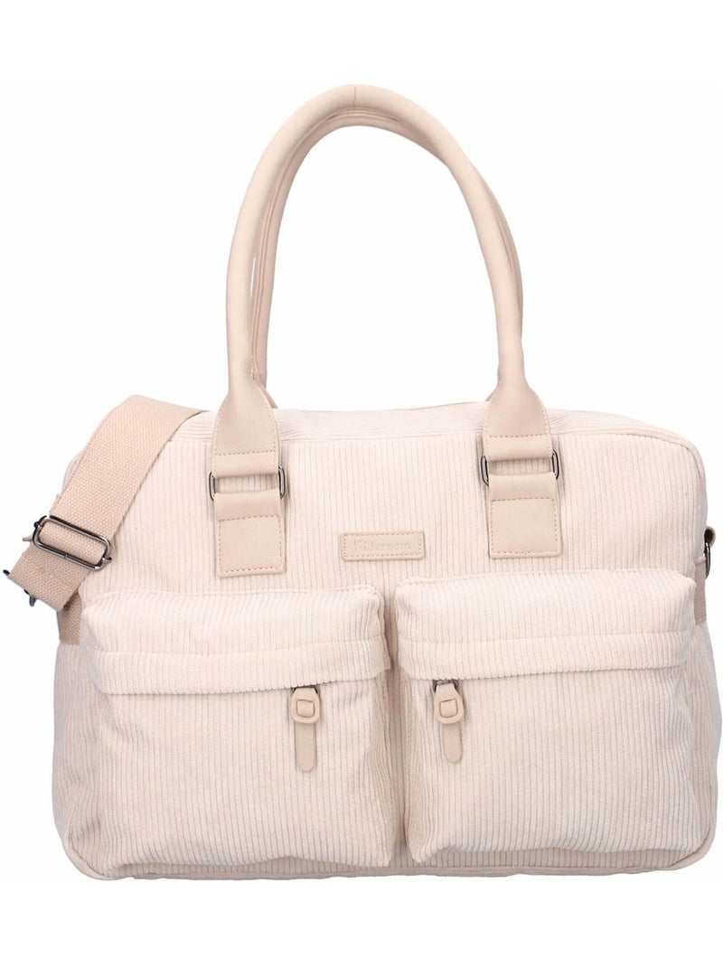 Borsa fasciatoio in velluto a coste con fasciatoio da viaggio | Kidzroom Beige - Kiabi
