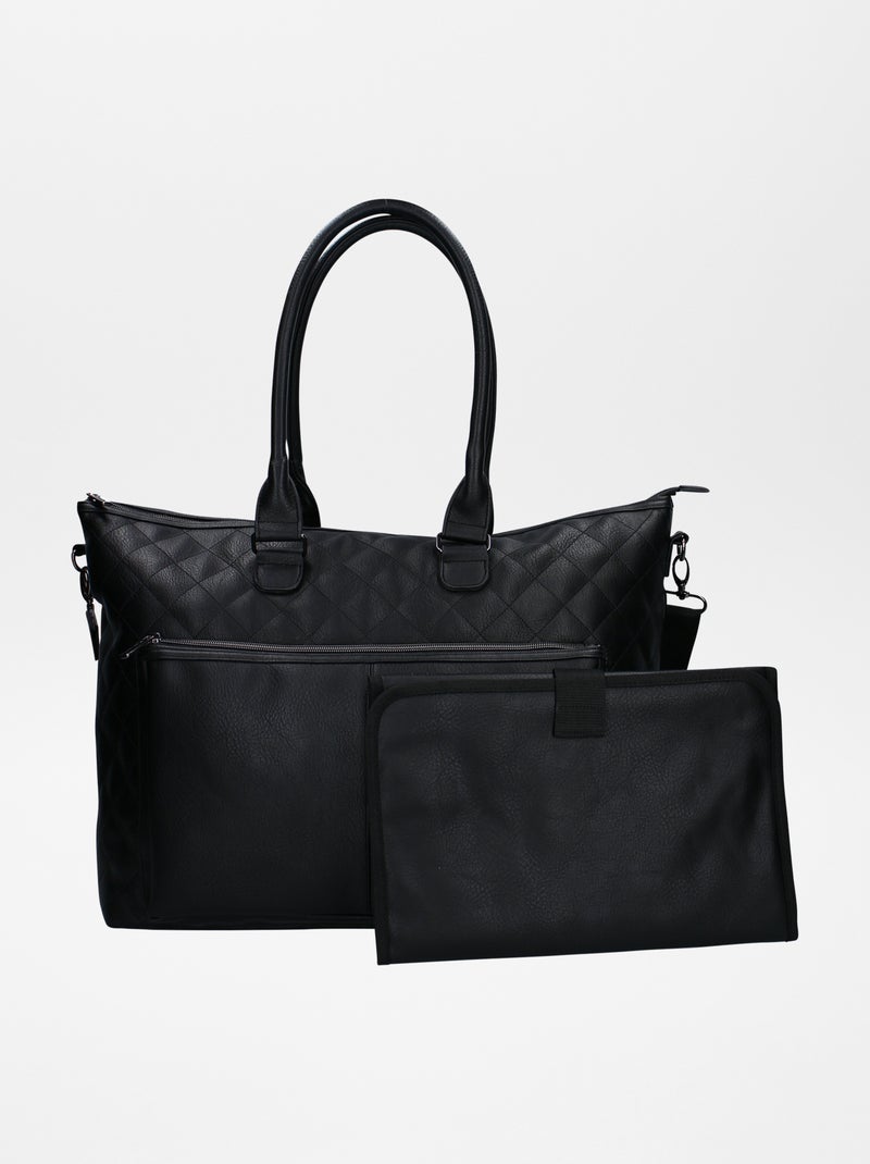 Borsa fasciatoio nero - Kiabi