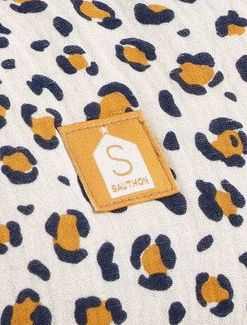 Borsa bowling in garza di cotone con stampa - SAUTHON