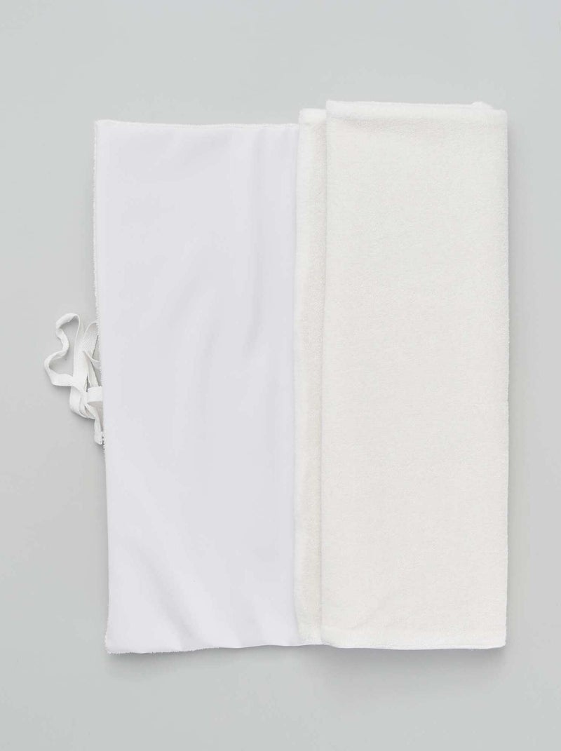 Borsa fasciatoio + tappetino BIANCO - Kiabi