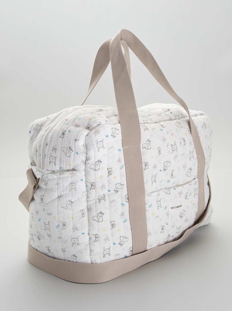 Borsa fasciatoio + tappetino BIANCO - Kiabi