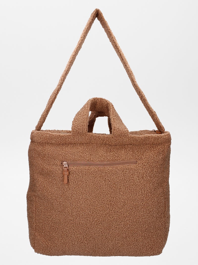 Borsa fasciatoio + tappetino portatile MARRONE - Kiabi