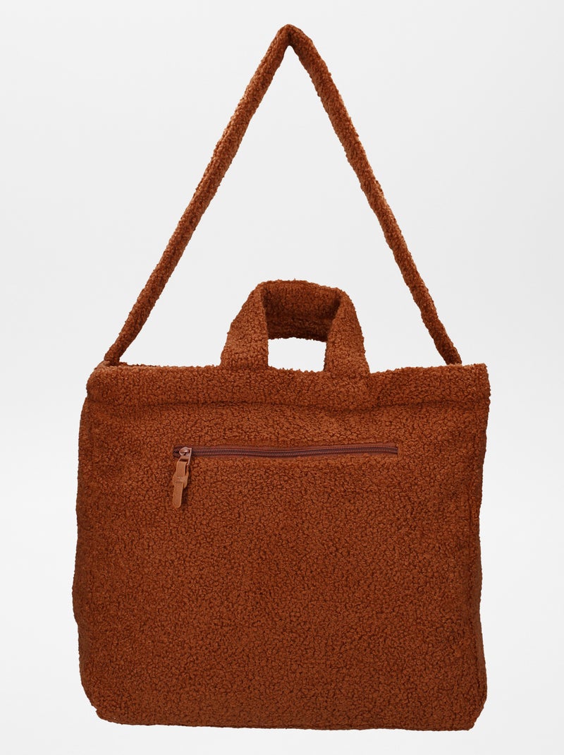 Borsa fasciatoio + tappetino portatile MARRONE - Kiabi