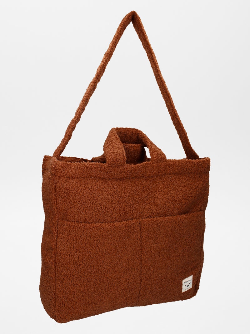 Borsa fasciatoio + tappetino portatile MARRONE - Kiabi