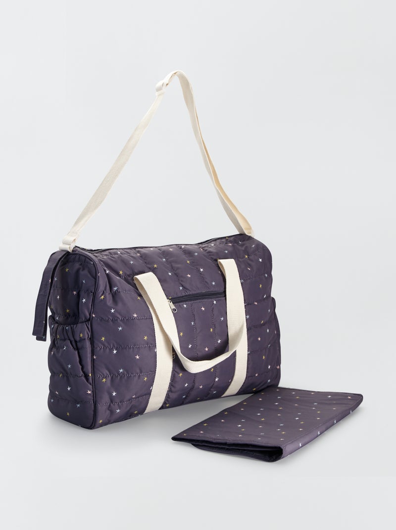 Borsa fasciatoio 'trapuntato' NERO - Kiabi
