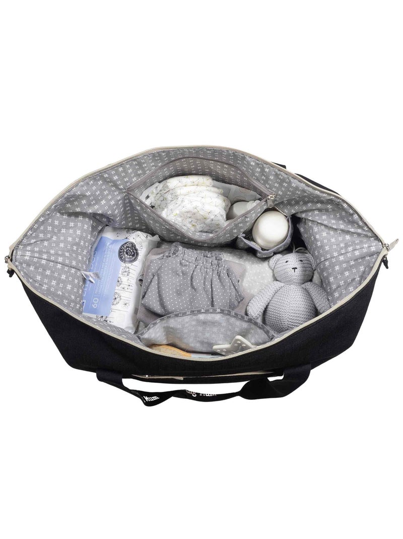 Borsa fasciatoio xl bebè poliestere riciclato | Walking Mum Nero - Kiabi