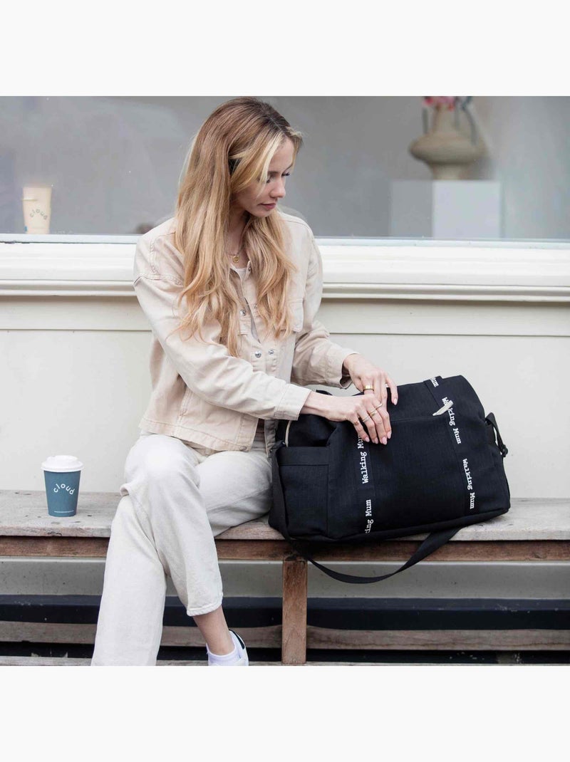 Borsa fasciatoio xl bebè poliestere riciclato | Walking Mum Nero - Kiabi