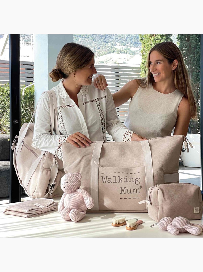 Borsa fasciatoio xl bebè poliestere riciclato | walking mum | walking mum Beige chiaro - Kiabi
