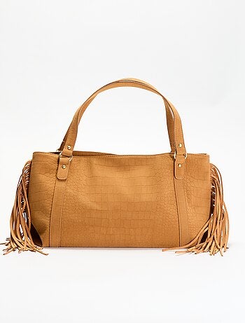 Borsa hobo con frange