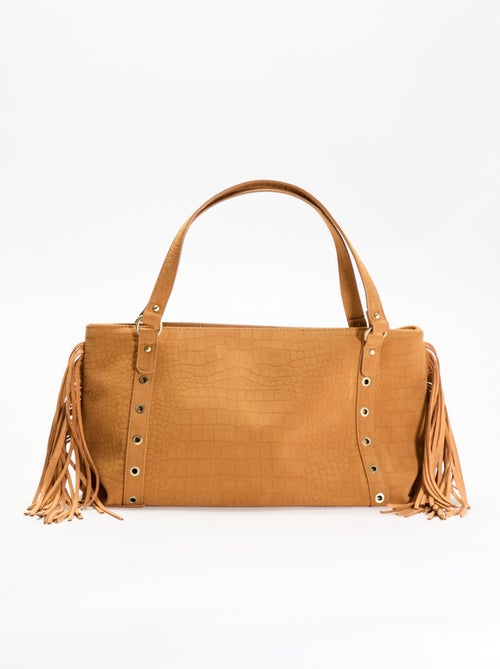 Borsa hobo con frange - Kiabi