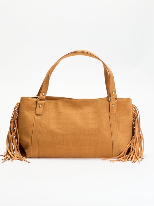 Borsa hobo con frange - Kiabi