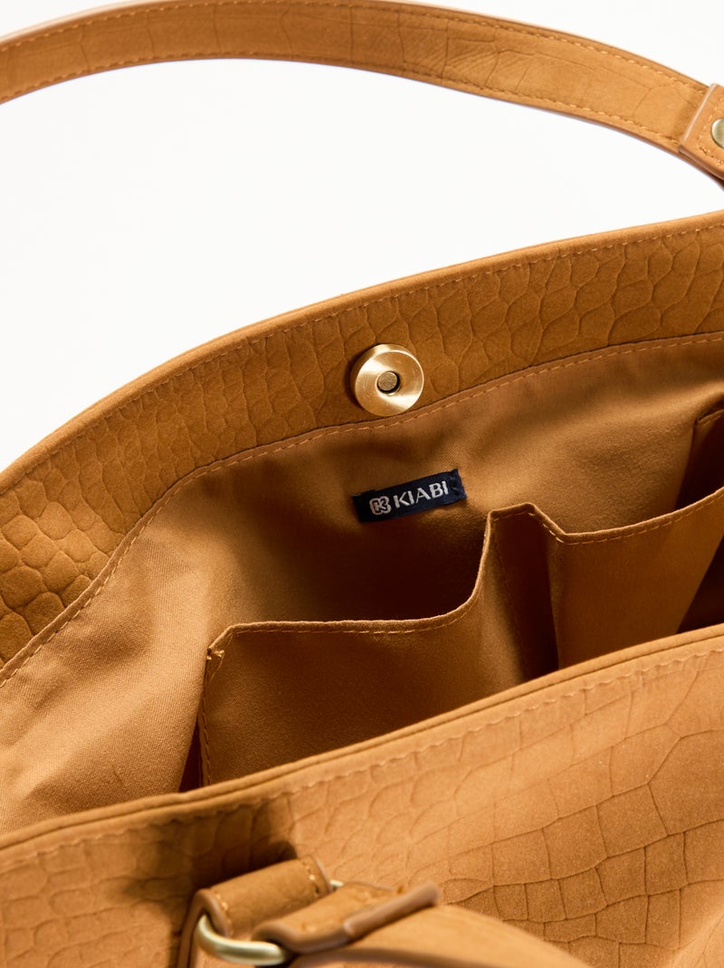 Borsa hobo con frange Beige - Kiabi