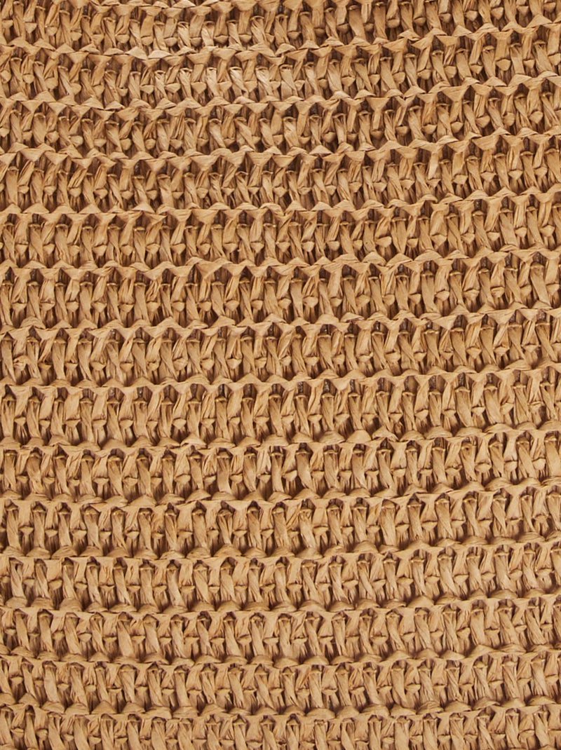 Borsa in paglia grande BEIGE - Kiabi